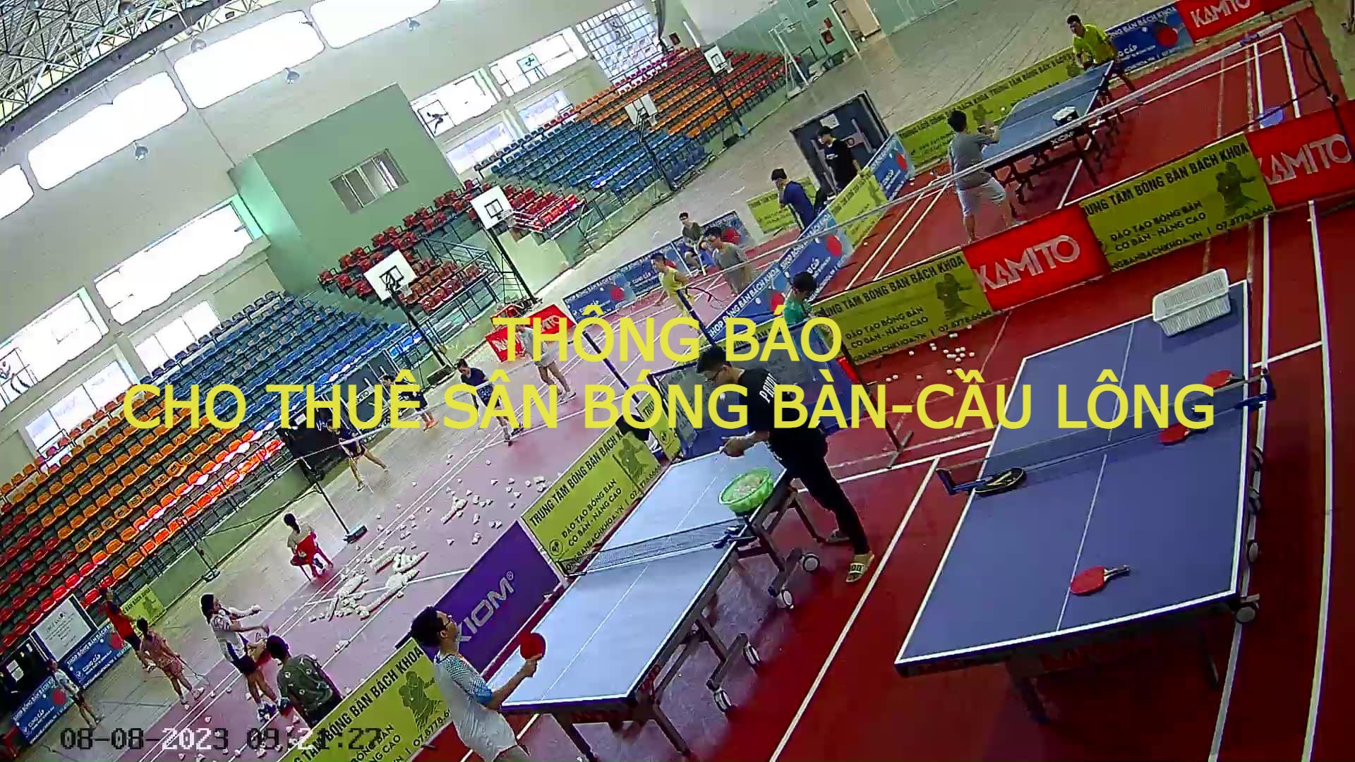 THÔNG BÁO CHO THUÊ SÂN  TẬP LUYỆN NÂNG CAO SỨC KHOẺ