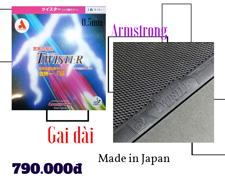 Mặt vợt Armstrong Twister