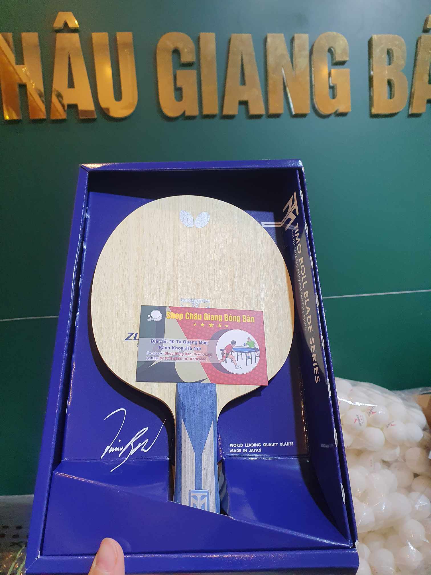 CỐT VỢT TIMO BOLL ZLC - NỘI ĐỊA NHẬT 