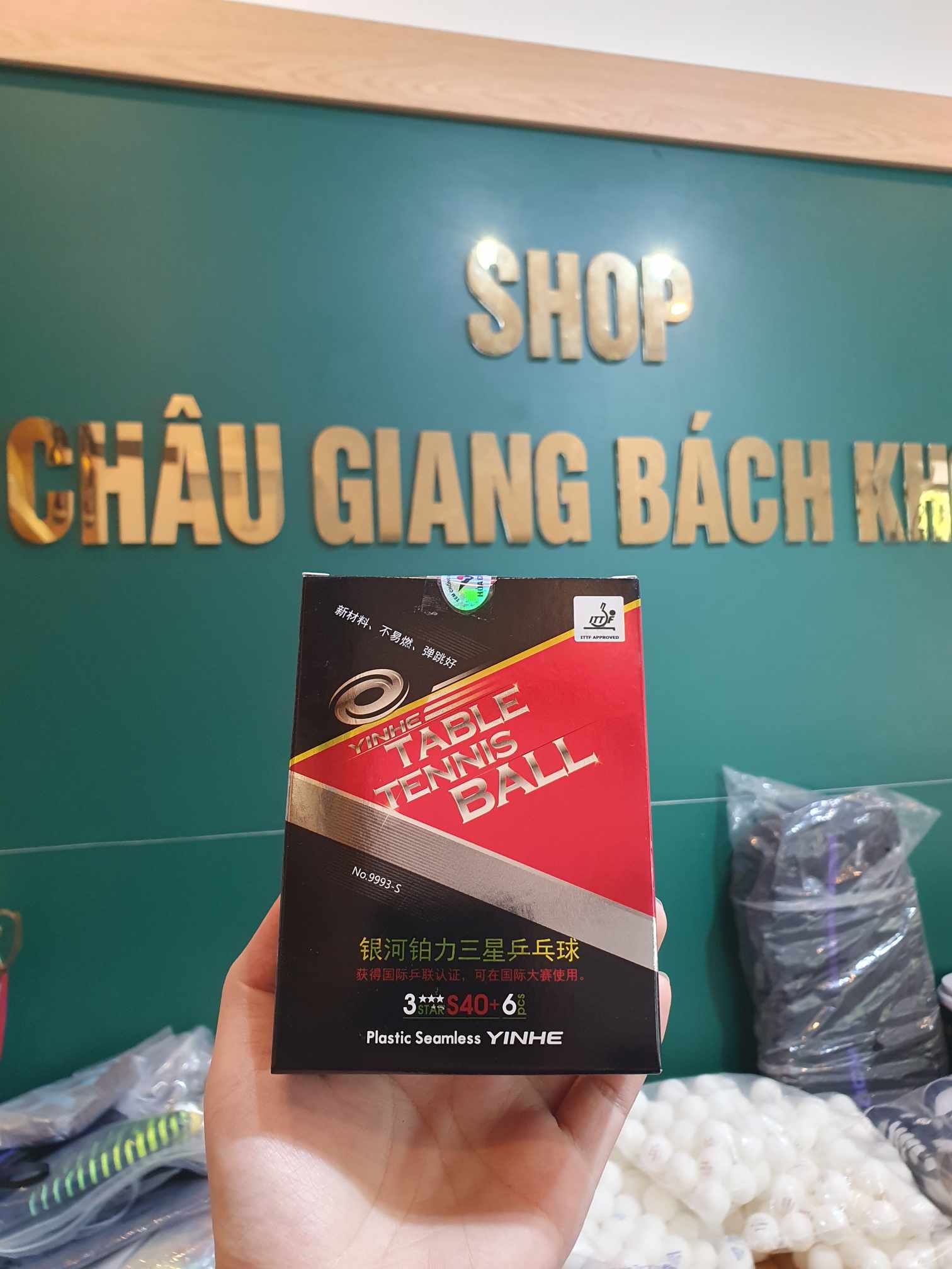Bóng YINHE 3 SAO 40+ (6 quả)